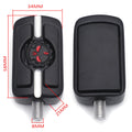 2X Black Gear Skull Shift Pegs for Harley Touring Dyna