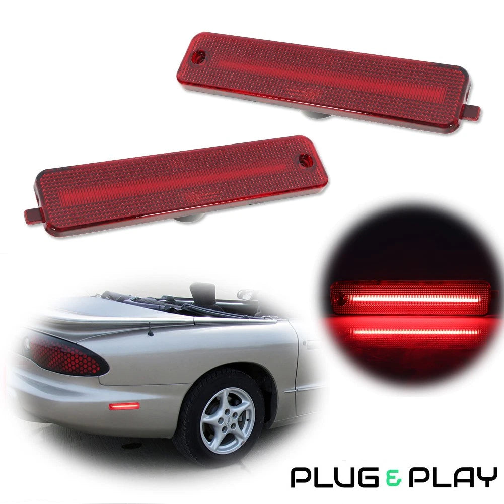 LED Rear Bumper Side Marker Lights for Pontiac Firebird Trans AM (1993–2002)