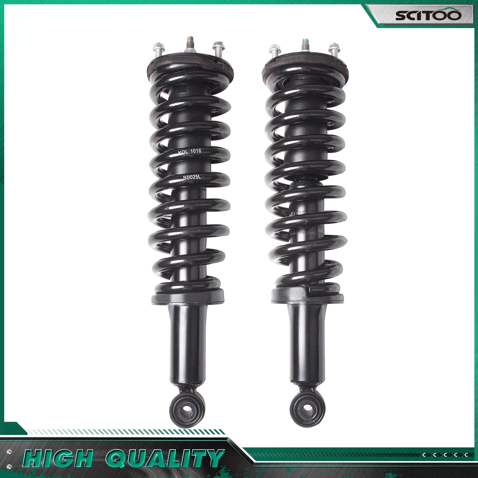 2X Struts & Shocks Coil Spring Assembly for Toyota Tundra (2000–2006)