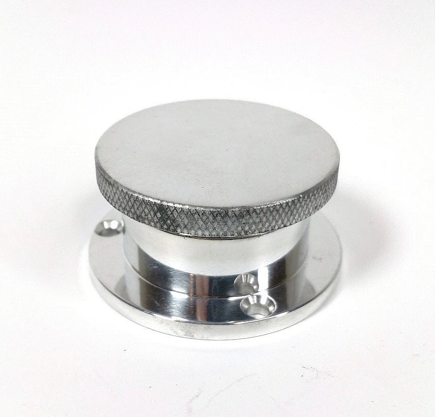 Polished Aluminum Valve Cover Bung Rear End Inspection for Universal (Universal)