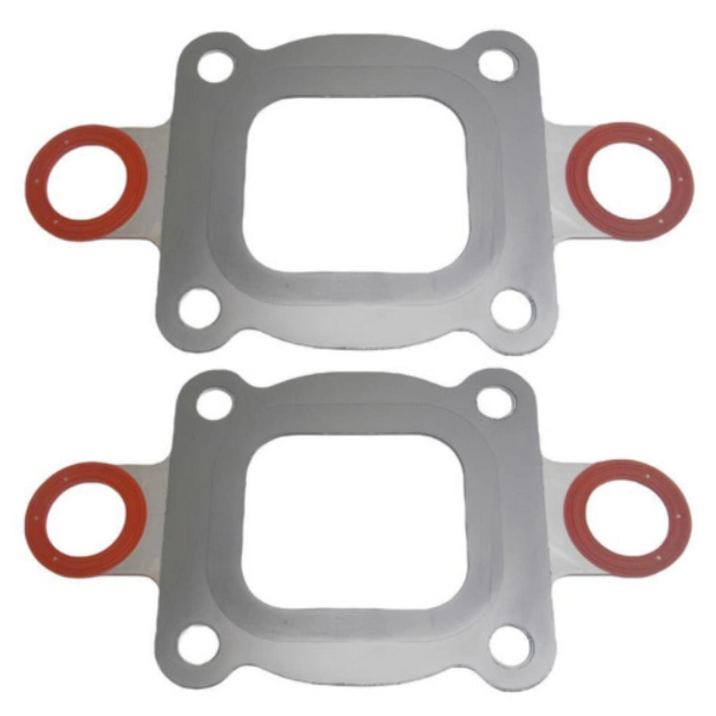 2X Exhaust Manifold Elbow Gasket for MerCruiser 4.3 5.0 5.7 (1990–2023)