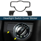 Headlight Switch Cover Stickers for Mercedes-Benz A B C E G Class CLA (Type-B)