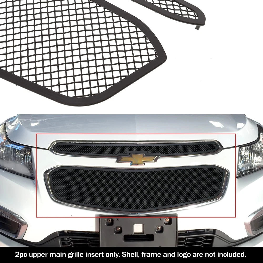 Stainless Steel Black Mesh Grille Insert for Chevy Cruze (2015-2015)