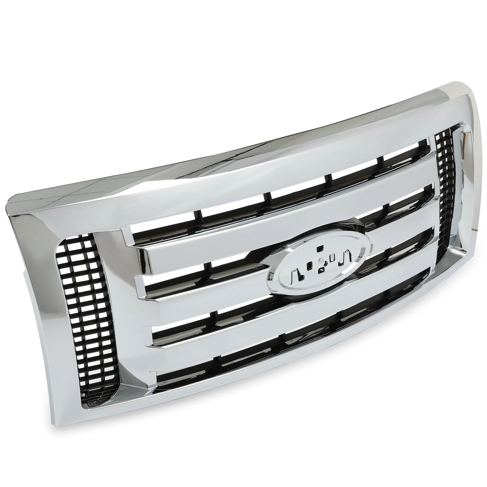 Chrome Front Upper Bumper Grille for Ford F-150 XLT (2009–2014)