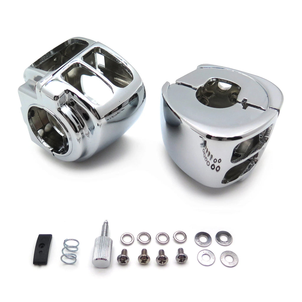 Switch Housings Cover for Harley Dyna, Sportster, Softail, V-Rod (2009–Present) Chrome