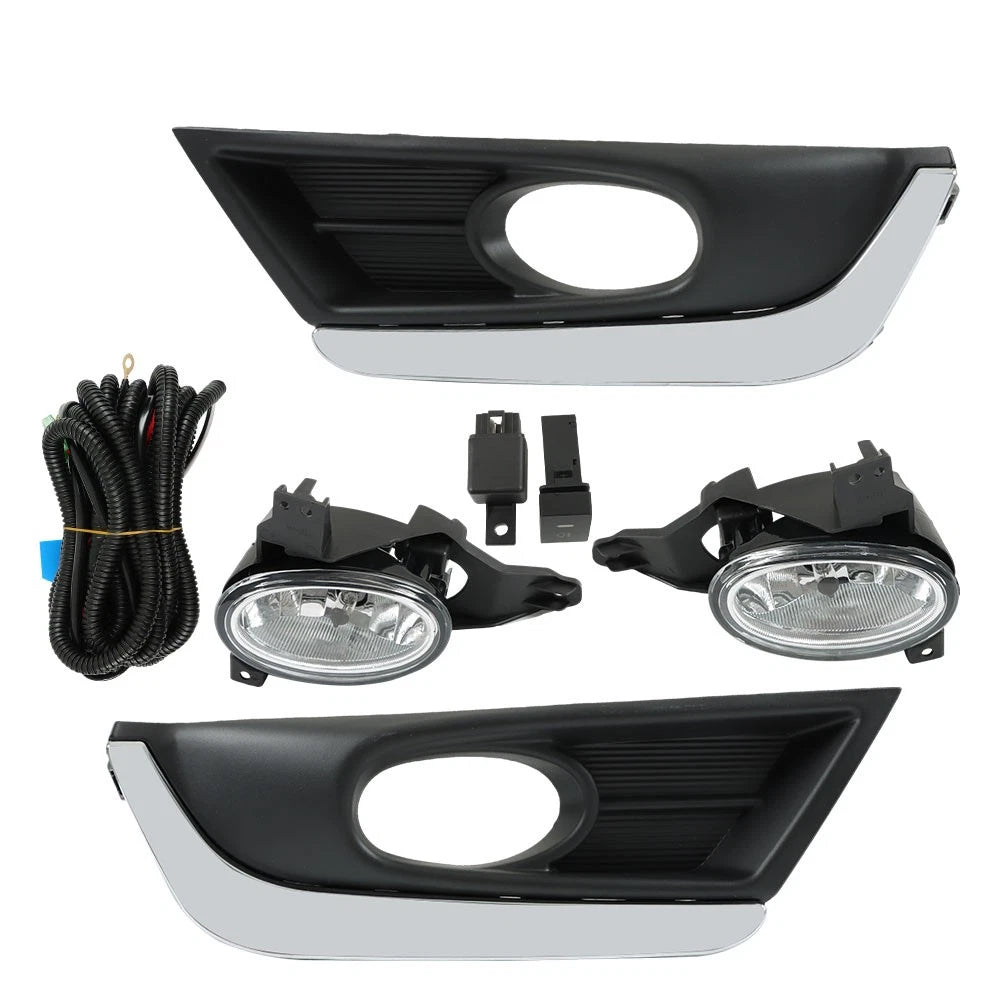 Set of 2 Bumper Fog Lights with Wiring for Honda CR-V (2017–2018)