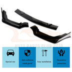 Gloss Black Front Splitter Lip for Infiniti Q50 Sport (2014-2017)