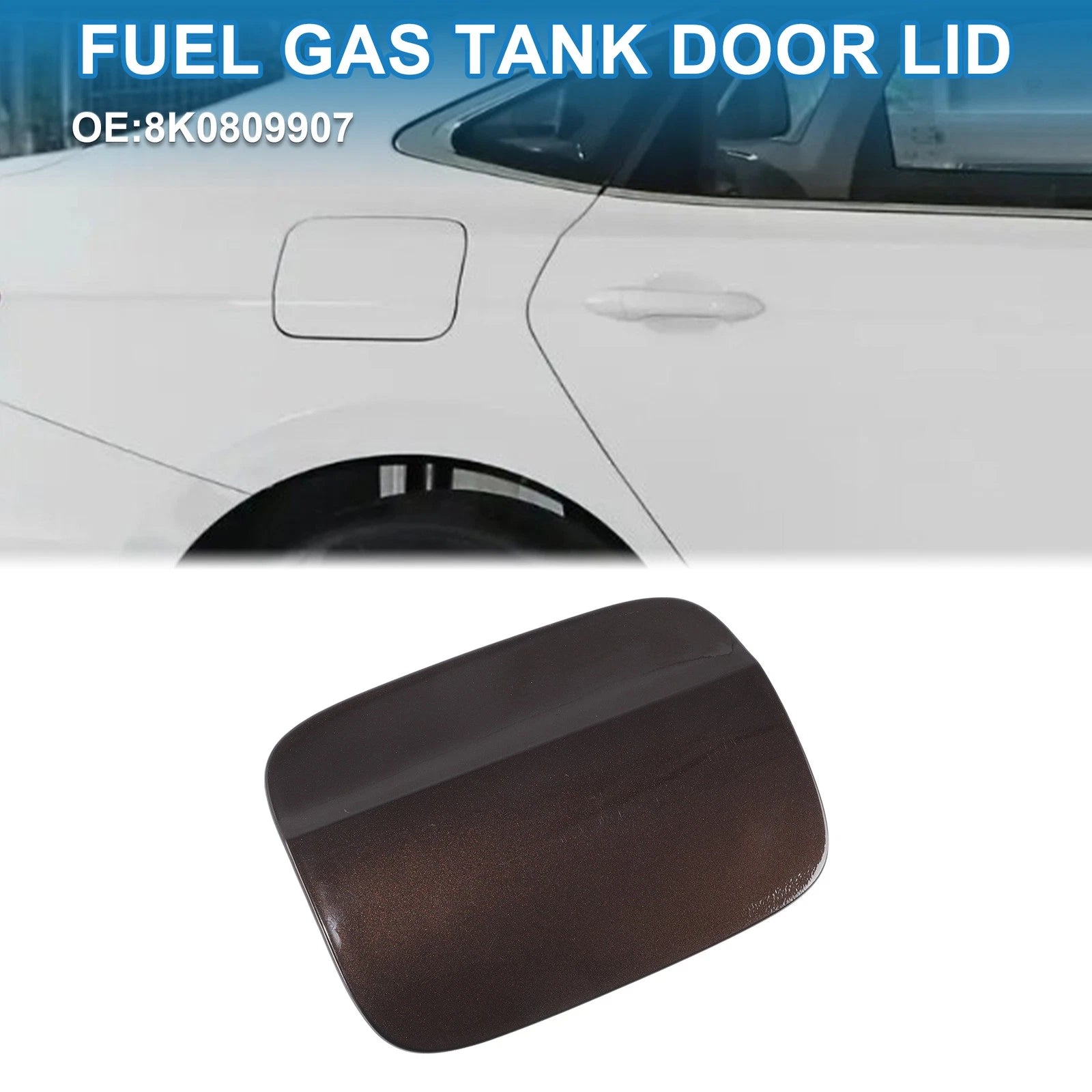 Fuel Tank Door Cap for Audi A4 (2009–2016) No. 8K0809907 Brown