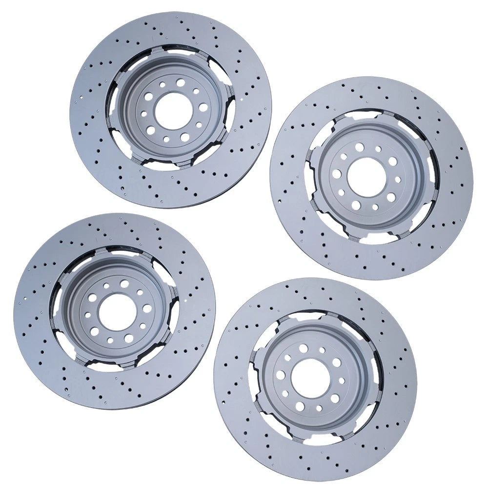 Set of 4 Brake Rotors for Alfa Romeo Giulia Stelvio Quadrifoglio (2017–2024)