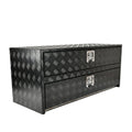 Aluminum Underbody Tool Box for Truck (48"X18"X20") - Black