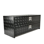 Aluminum Underbody Tool Box for Truck (48"X18"X20") - Black