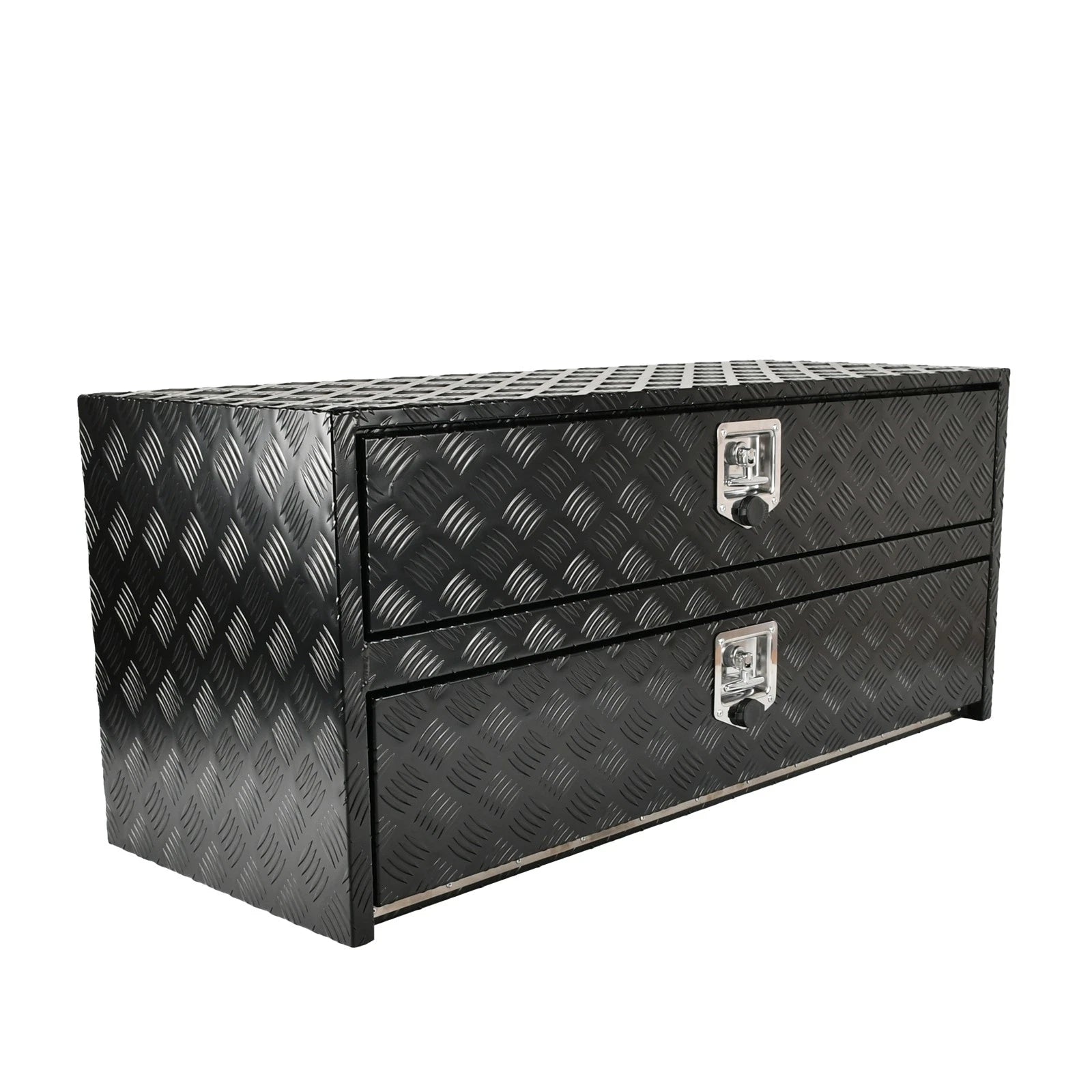 Aluminum Underbody Tool Box for Truck (48"X18"X20") - Black