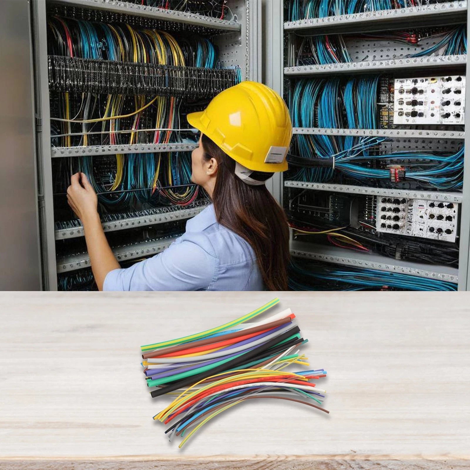 Heat Shrink Tube Set of 5 Sizes for Electrical Equipment
