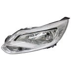 LH+RH Chrome Non-Xenon Headlights Pair for Ford Focus LW Hatch/Sedan