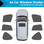 6x Car Window Shades for Mazda CX-5 (2012–2017) UVA & UVB Protection