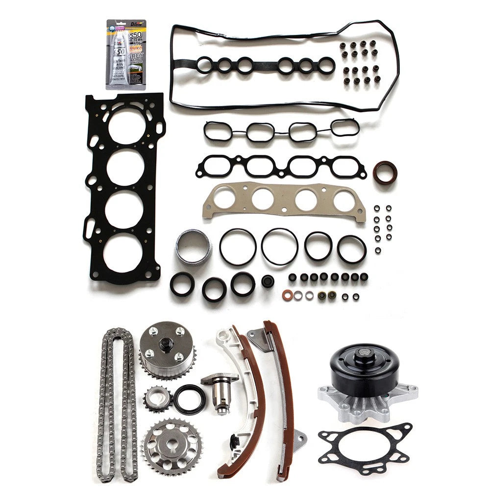 Timing Chain Kit, Head Gasket Set, Water Pump for Toyota Corolla (2000–2007)