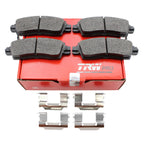 TRW Pro Rear Metallic Slotted Brake Pads for Chevy GMC Saab Oldsmobile Cadillac