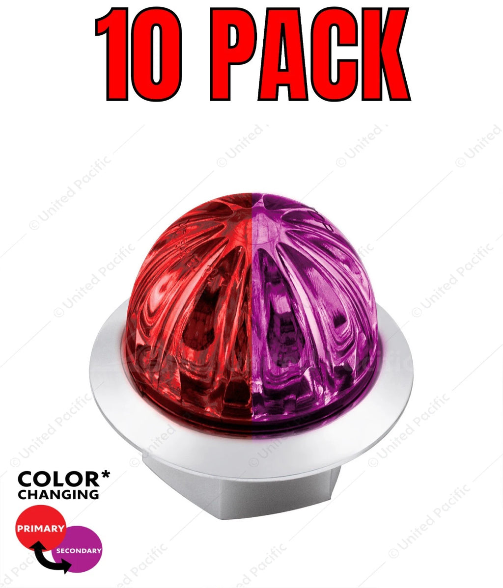 LED Clearance Lights Double Fury Watermelon for Universal 1-1/8in (10-Pack)