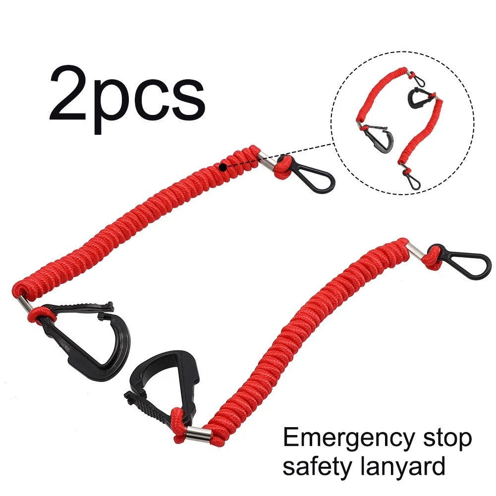 Nylon Coiled Lanyard for Mercury Mercruiser