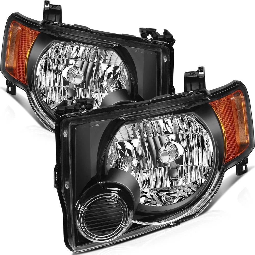 Headlight Assembly Pair for Ford Escape (2008-2012)
