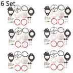 Set of 6 Carburetor Repair Kits for B&S 796184 Lawn Mower