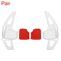 Pair Silver Tone Steering Wheel Shift Paddle for BMW F22 F23 F30 F31 F33 F34 (2012–2019)