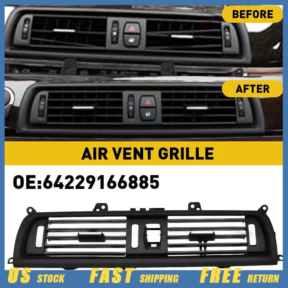 Front Center Air Vent Grille for BMW F10/F18 (2010–2016) 2.0L 3.0L