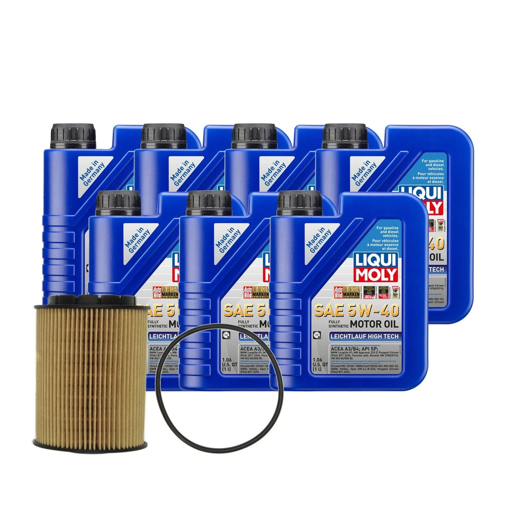 Oil Change Kit 7L Liqui Moly 5W-40 Mahle for Audi 3.2/3.6L (2002–2008)