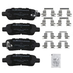 Set of 4 Rear Ceramic Brake Pads for Nissan 350Z 370Z Altima Juke Infiniti