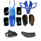 Fairing Fuel Tank Seat Mud Guard Foot Rest for 49cc Quad Dirt Bike ATV (2000–2023)
