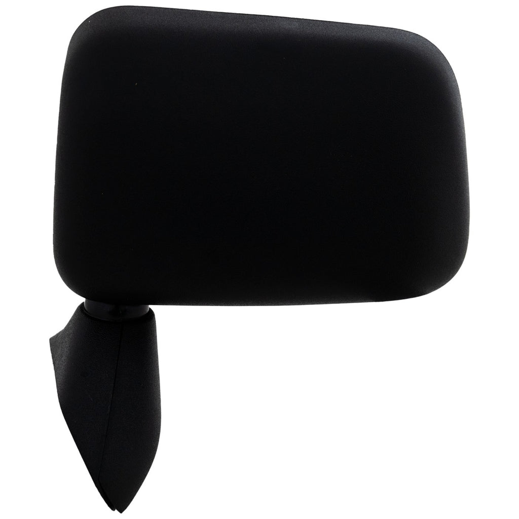 Manual Mirror for Toyota Pickup (1987–1988) Driver Side Textured Black