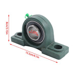 Set of 2 Pillow Block Bearings for UCP206-20 (1-1/4 Bore)