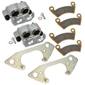 Front Brake Calipers & Pads for Polaris RZR 4 800/900/1000 (2010–2015)