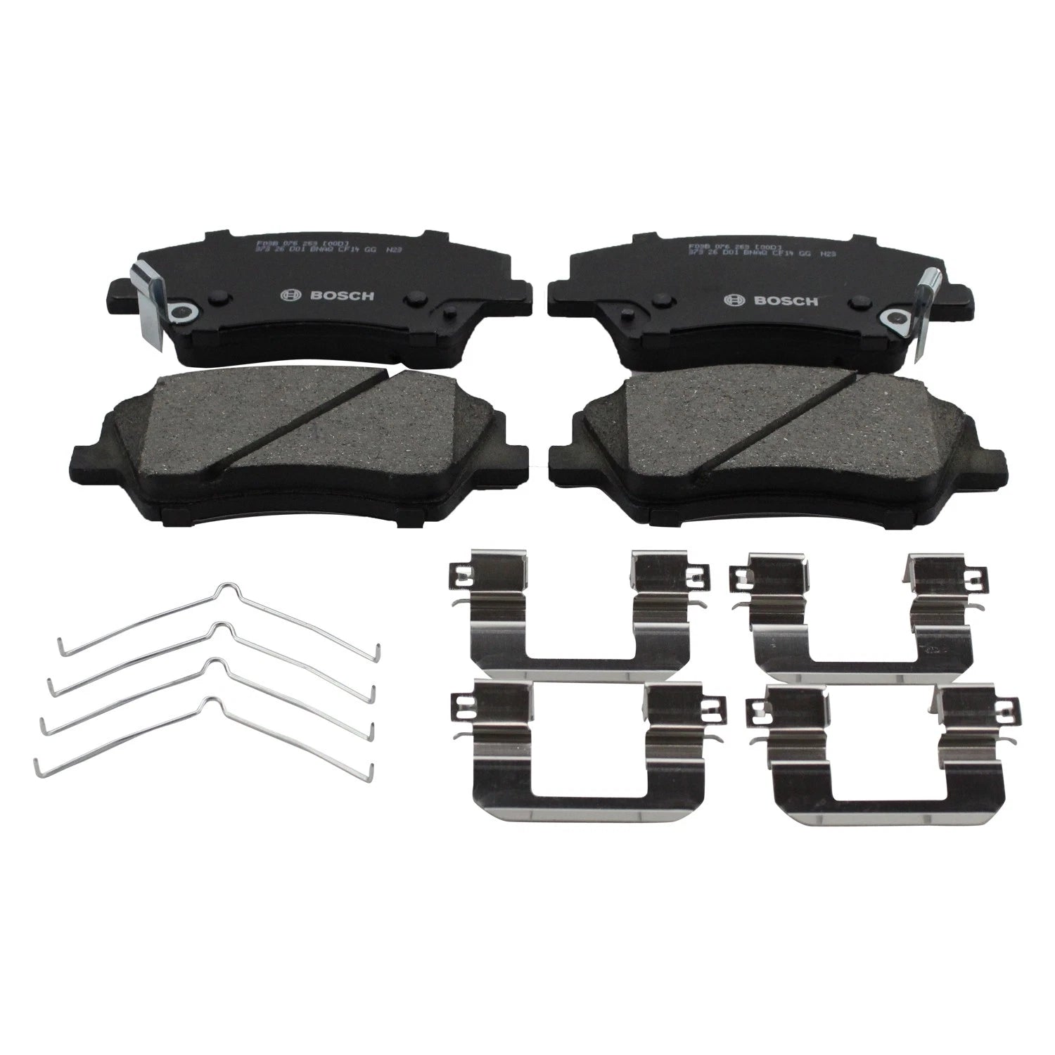 DuraGo Front Rotors & Bosch QuietCast Ceramic Disc Brake Pad Kit for Niro EV (2023–2024)