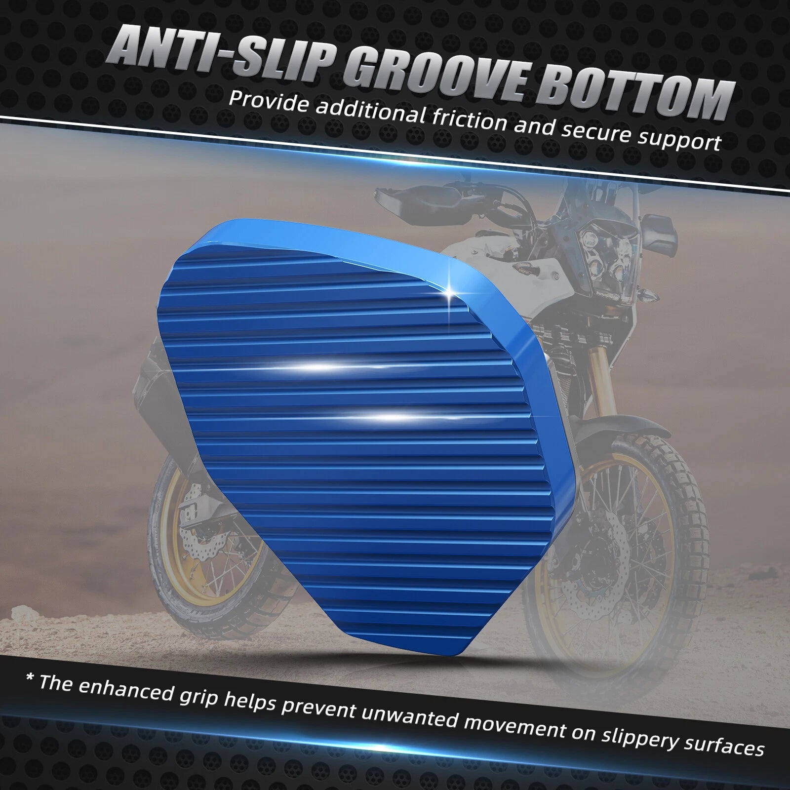 CNC Kickstand Side Pad Extension for Yamaha Tenere 700 (2019–2024)