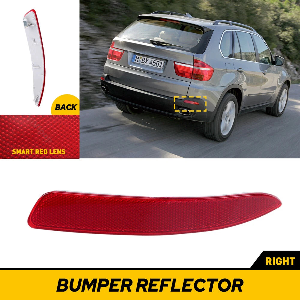 Right Sport Bumper Red Lens Reflector Housing Light for BMW X5 E70 (2007–2010)