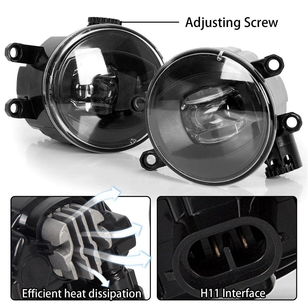 LED Fog Lights for Toyota Tacoma 4Runner Tundra RAV4 (2010–2023)