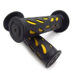 1" Bean Style Engraved Yellow Hand Grips for Honda CBR 600