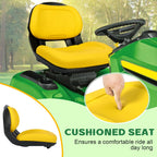 Lawn Mower Seat for John Deere X300 X300R X304 X305R X310 X320 (2007–2018)