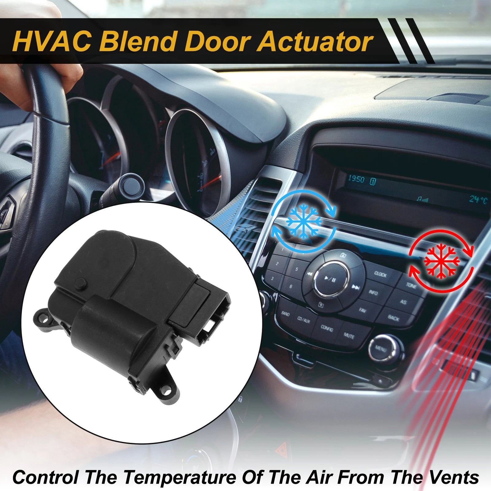 HVAC Heater Blend Door Actuator for Audi A3 (2013–2018) No. 5Q0898511B