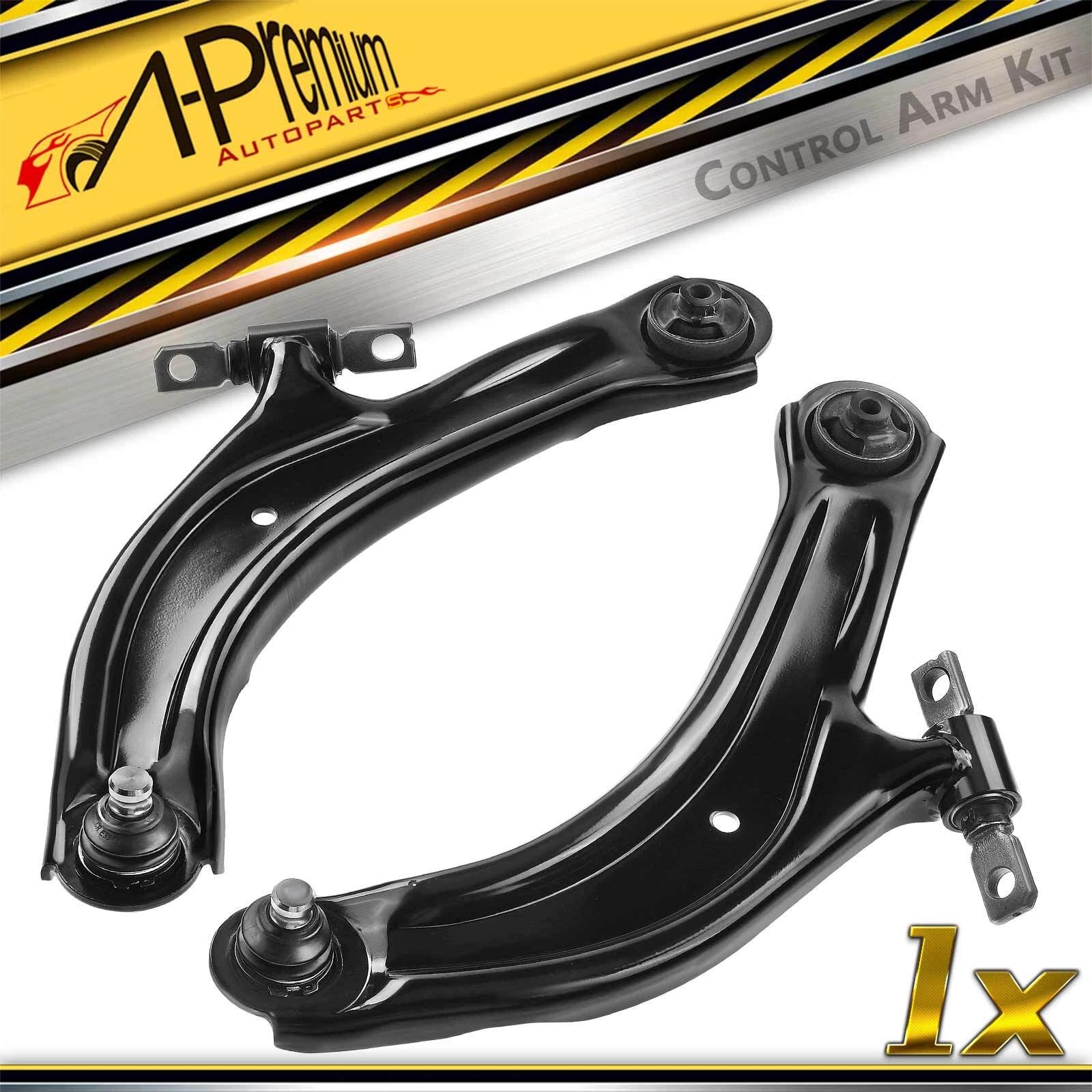 2X Front Lower Control Arm with Ball Joint for Nissan Sentra (2007–2012)