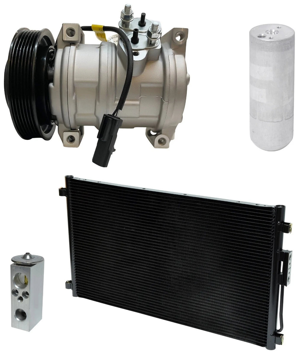 AC Compressor Kit With Condenser for Dodge Caravan 2.4L (2002–2007)