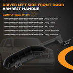 Driver Armrest Handle for Chevy Suburban Tahoe Avalanche GMC (1999-2006)