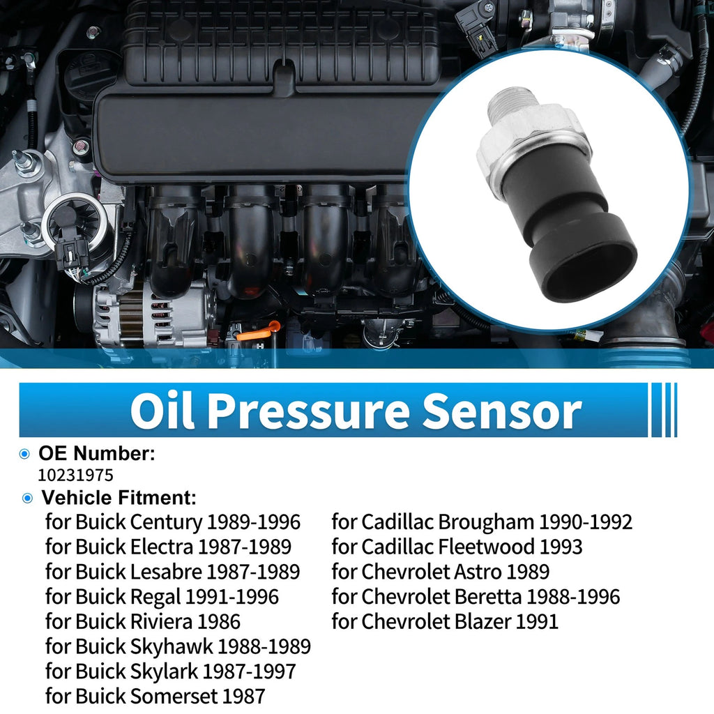 Engine Oil Pressure Sensor No.10231975 for Buick Century (1989–1996)