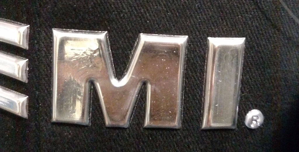 Emblem Logo Replacement Black Chrome Cap for Dodge HEMI (2009–2021)