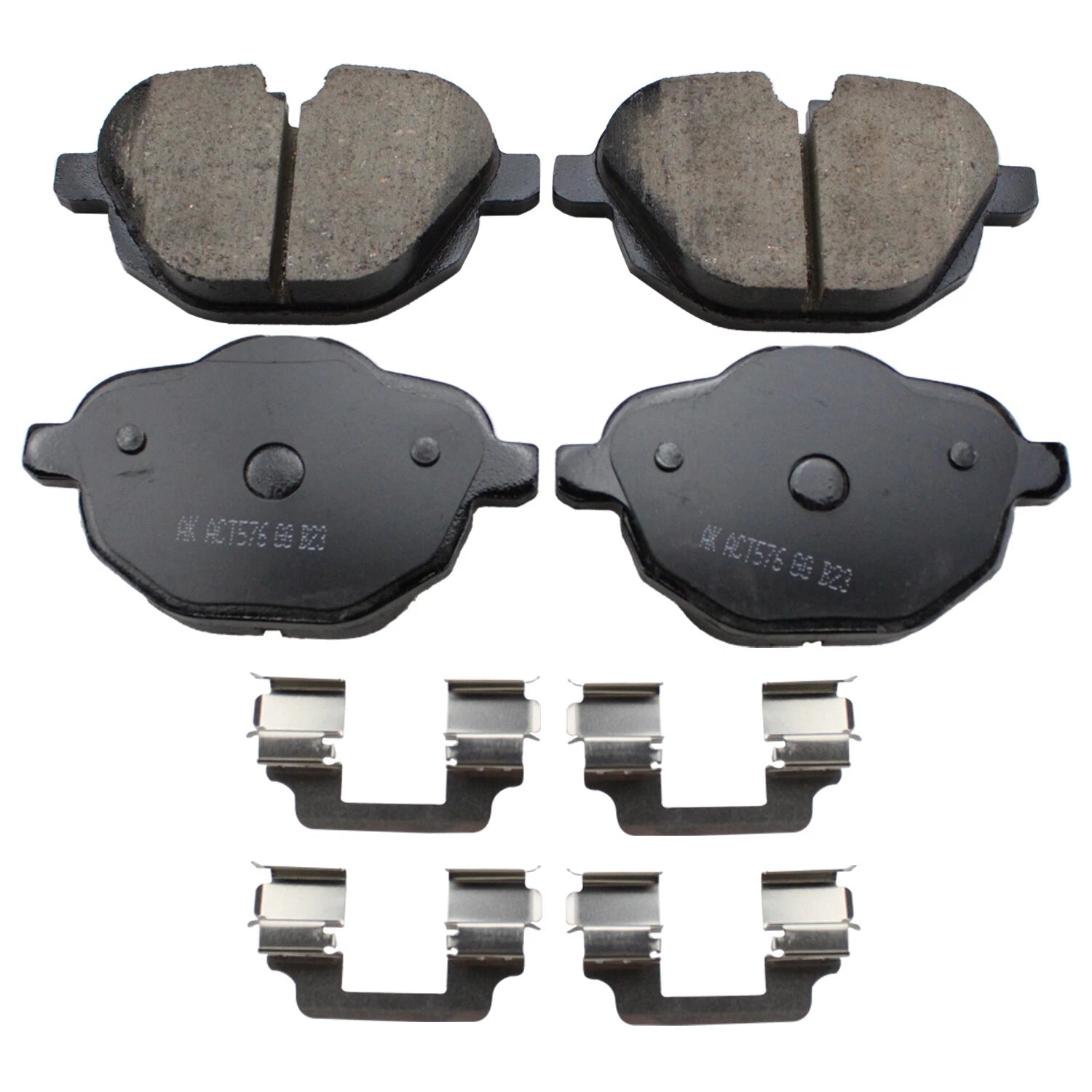 Set of 4 Akebono Euro Rear Disc Brake Pads for BMW F10 F25 F26 E89 i8