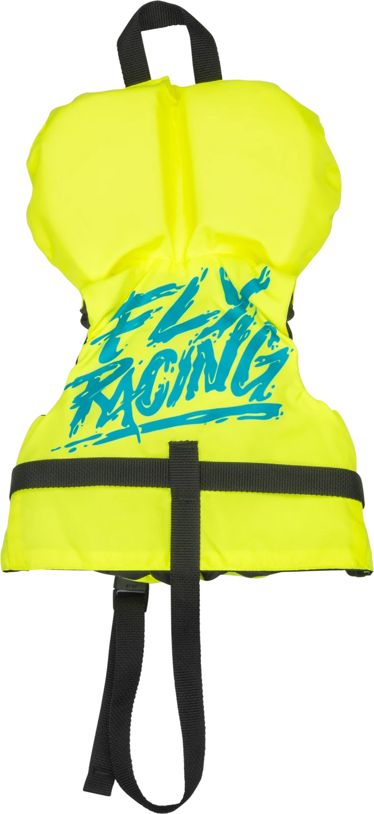 Fly Racing Infant Flotation Vest for Watercraft Safety (Hi-Vis Yellow/Teal)