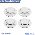 Set of 4 Chrome Wheel Center Hub Caps for Ford Expedition (1999–2000)
