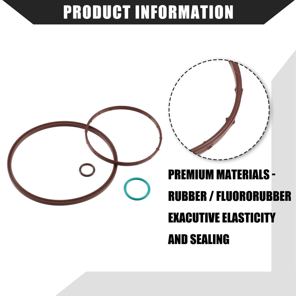 Set of 1 DL3Z-2A572-A Vacuum Pump Seal Ring for Ford Lincoln 3.5L (2015–2020)