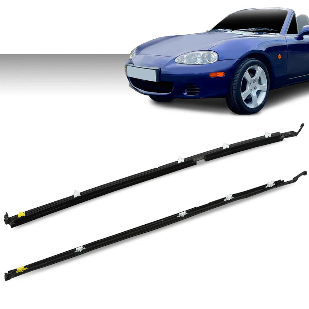 Set of 2 Window Sweep Felt Weatherstrip Seals for Mazda Miata MX-5